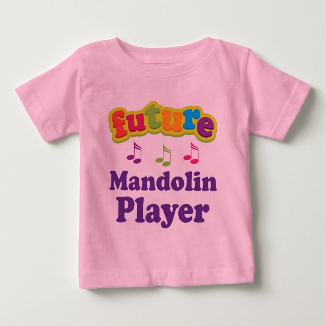 Mandolin Player (Future) Baby T-Shirt (Front)