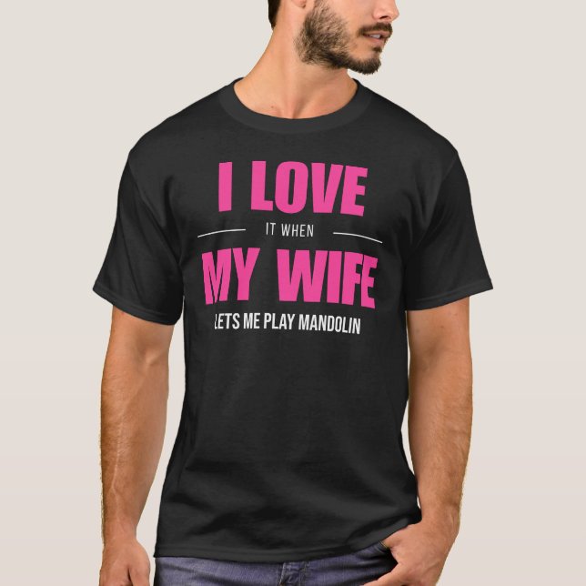 Mandolin Serenade Tee - Pluck Love and Laughter wi (Front)