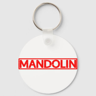Mandolin Stamp Key Ring
