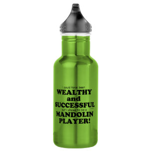 Mandolin Wealthy & Successful 532 Ml Water Bottle