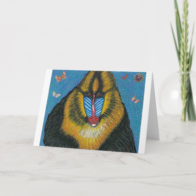 Mandrill Greeting Card (Front)
