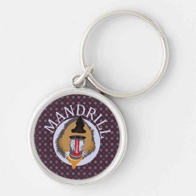 mandrill key ring (Front)