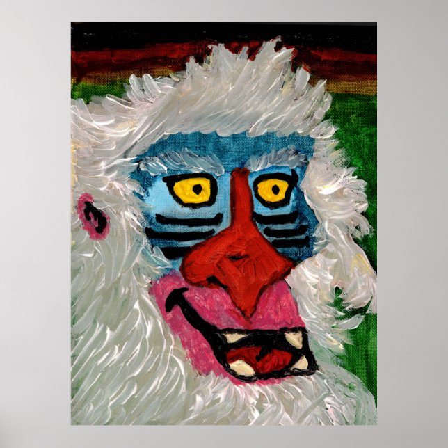 Mandrill Print, Value Poster Paper (Semi-Gloss) (Front)