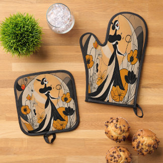 Mandulis Oven Mitt & Pot Holder Set