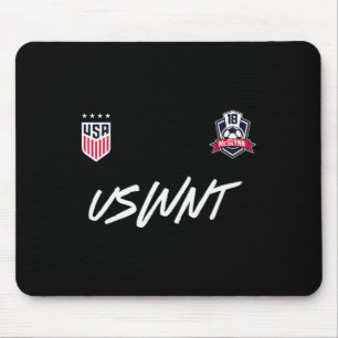 Mandy Mcglynn 18 Navy Uswnt Officially Licensed Mouse Pad