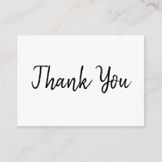 Mandy Minimalist Thank you Enclosure cards
