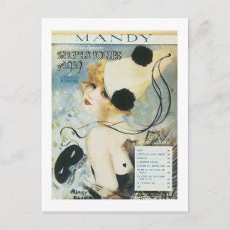 Mandy Vintage Songbook Cover Postcard