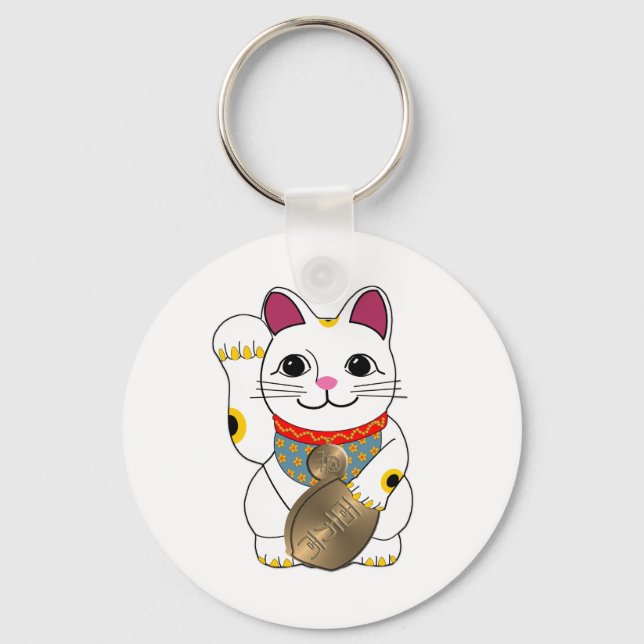 Maneki Neko Key Ring (Front)