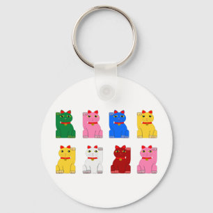 Maneki neko keyholders key ring
