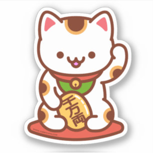 MANEKI-NEKO Lucky Cat Sticker