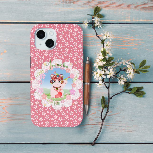 Maneki Neko Lucky Luna Case-Mate iPhone Case (Maneki Neko Lucky Luna Case-Mate iPhone Case)