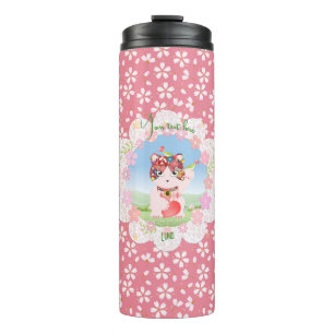 Maneki Neko Lucky Luna Thermal Tumbler