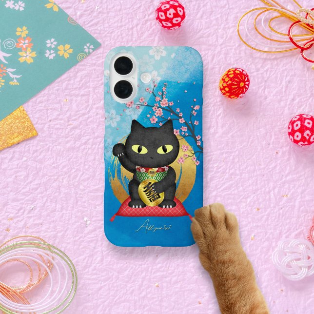 Maneki Neko Lucky Poilue Case-Mate iPhone Case (Maneki Neko Lucky Poilue Case-Mate iPhone Case)