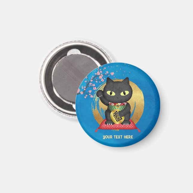 Maneki Neko Lucky Poilue Magnet (Front/Back)