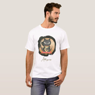 Maneki Neko Lucky Poilue  Men's T-Shirt