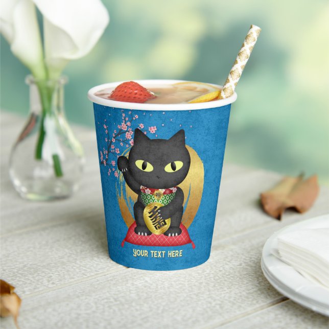 Maneki Neko Lucky Poilue Paper Cups (Insitu)
