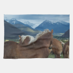 Manes & Mountains Kitchen Towel