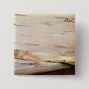Manet   Asparagus, 1880 15 Cm Square Badge