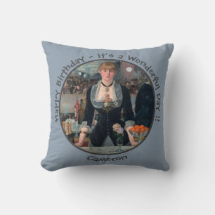 Manet Bar at the Folies-Bergère Party Collection Cushion