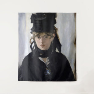 Manet - Berthe Morisot with a bouquet of violets Tapestry