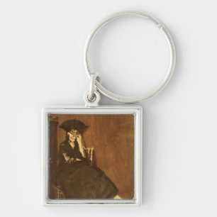 Manet   Berthe Morisot  with a Fan, 1872 Key Ring