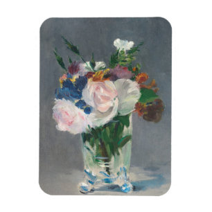 Manet Flowers in a Crystal Vase, c.1882 Magnet