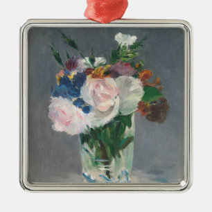 Manet   Flowers in a Crystal Vase, c.1882 Metal Tree Decoration