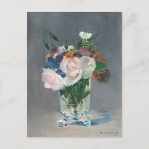 Manet   Flowers in a Crystal Vase, c.1882 Postcard