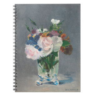 Manet   Flowers in a Crystal Vase, c.1882 Spiral Notebook