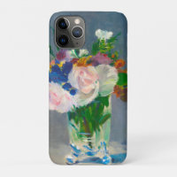 Manet Flowers in a Crystal Vase