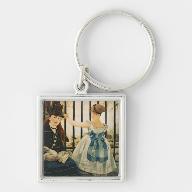 Manet | Gare St. Lazare, 1872-3 Key Ring (Front)