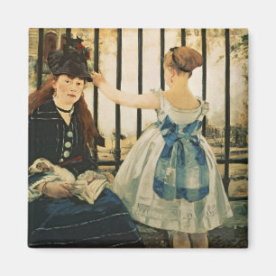Manet Gare St. Lazare, 1872-3 Magnet