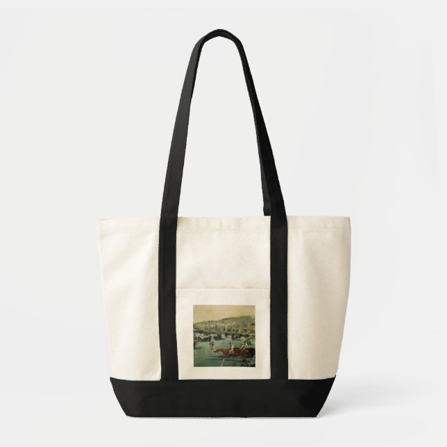 Manet | Horse Racing, 1872 Tote Bag (Front)