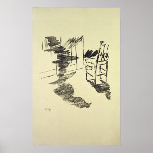 Manet Illustration for 'The Raven' Poster