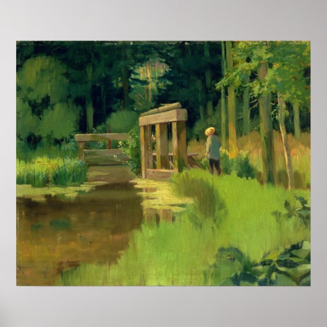 Manet | In a Park Poster (Front)