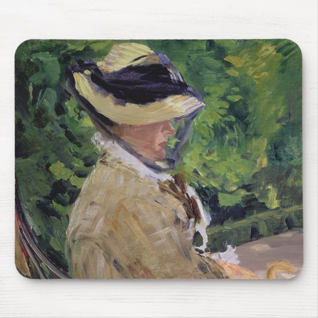 Manet | Madame Manet at Bellevue Mouse Pad (Front)