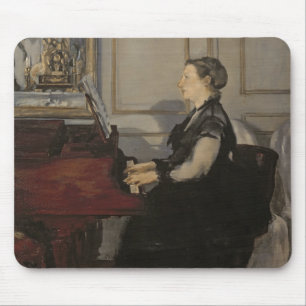 Manet   Madame Manet at the Piano, 1868 Mouse Pad