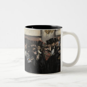 Manet Masked Ball at the Opera, 1873 Two-Tone Coffee Mug