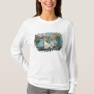 Manet Monet in his Floating Studio, 1874 T-Shirt