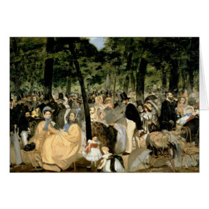 Manet Music in the Tuileries Gardens, 1862