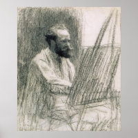 Manet | Portrait of Edouard Manet  at his Easel