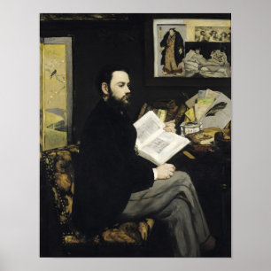 Manet   Portrait of Emile Zola  1868 Poster