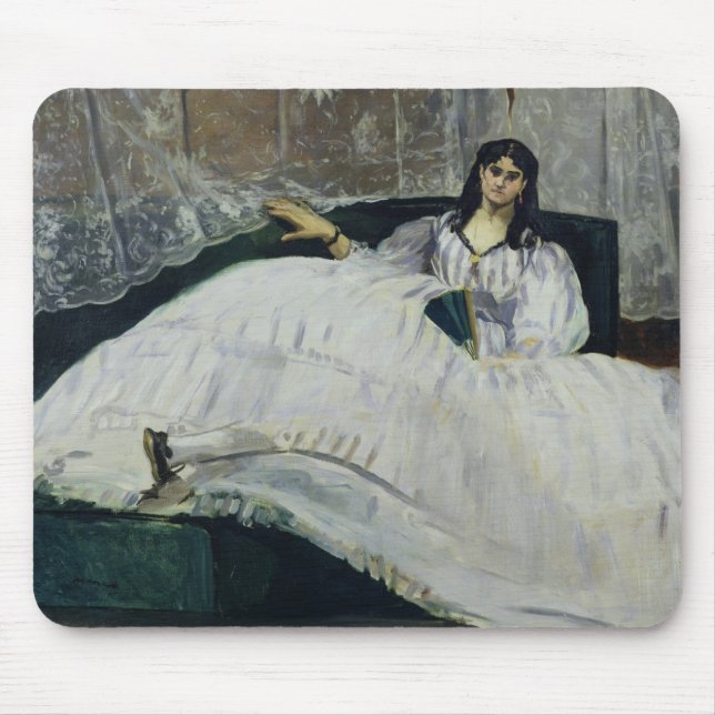 Manet | Portrait of Jeanne Duval, 1862 Mouse Pad (Front)