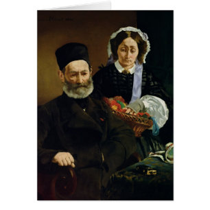Manet Portrait of M and Mme Auguste Manet