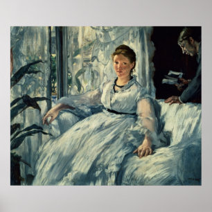 Manet   Reading, 1865 Poster