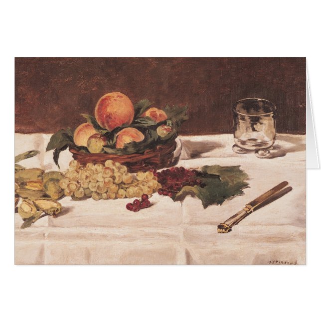 Manet | Still Life: Fruit on a Table, 1864 (Front Horizontal)