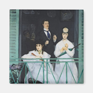 Manet The Balcony, 1868-9 Magnet