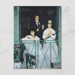 Manet The Balcony, 1868-9 Postcard