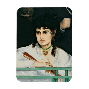 Manet The Balcony, detail, 1868-9 Magnet