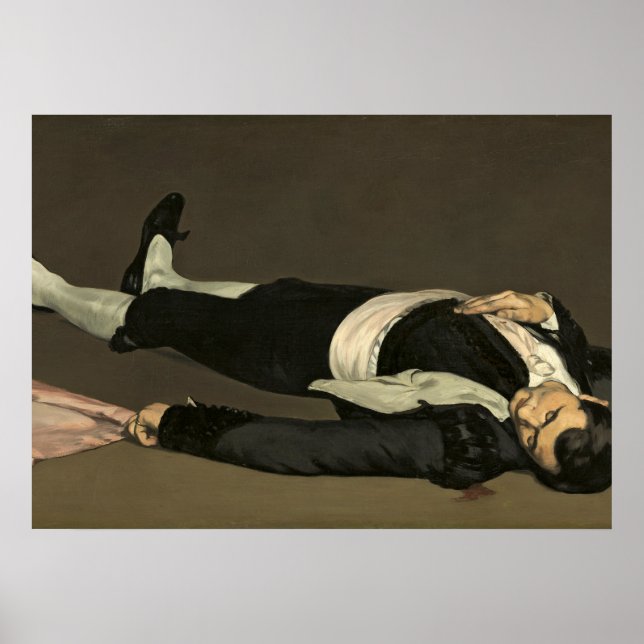 Manet | The Dead Toreador, c.1864 Poster (Front)